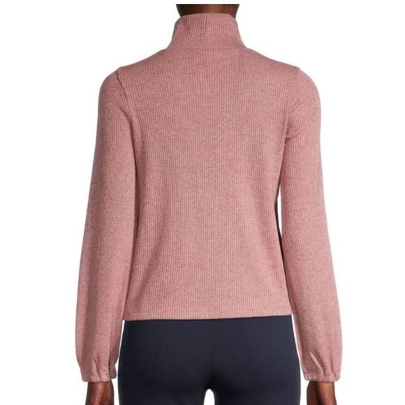 Madewell Turtleneck Pink Sweater M - Picture 4 of 5